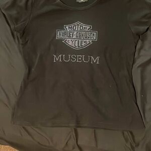 Harley-Davidson Black Museum Long Sleeve Tee